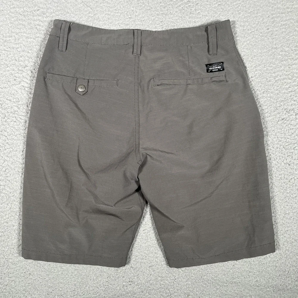 Dakine Shorts Mens 29 Gray Amphibian Hybrid‎ Chino Quick Dry Casual Preppy Logo